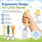Kitchenville™ Kids Silverware Set — 6-Piece Stainless Steel Flatware (3 Forks + 3 Spoons)