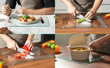 Original Kitchenville™ Glass Chopping & Cutting Board 16