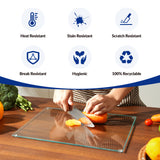 Original Kitchenville™ Glass Chopping & Cutting Board 16